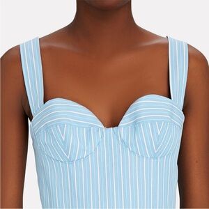 Aknvas Striped Poplin Bustier Top Size 4